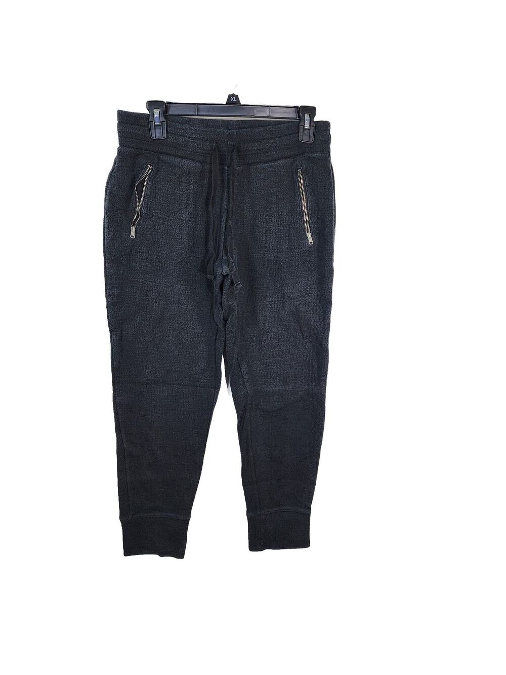 American Eagle Women Jogger Pants Medium Zip Pocket High Rise Drawstring Ankle
